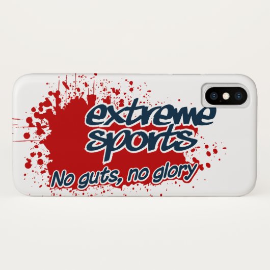 Extreme Sporttelefoongevallen Case-Mate iPhone Case (Achterkant (horizontaal))