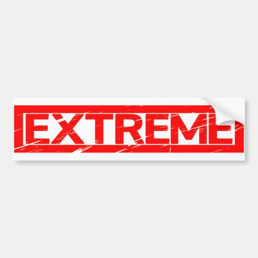 Extreme Stamp Bumpersticker (Voorkant)