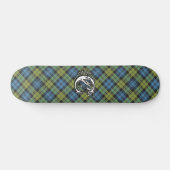 Extreme Tartan Campbell Monogram Skateboard (Horizontaal)