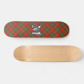 Extreme Tartan Clan Gregor MacGregor Monogram Skateboard (Horizontaal)
