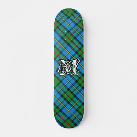 Extreme Tartan Clan MacLeod van Harris Monogram Skateboard (Voorkant)