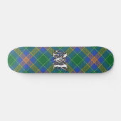 Extreme Tartan Irish Clan MacAuliffe McAuliffe Skateboard (Horizontaal)