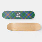 Extreme Tartan Irish Clan MacAuliffe McAuliffe Skateboard (Horizontaal)
