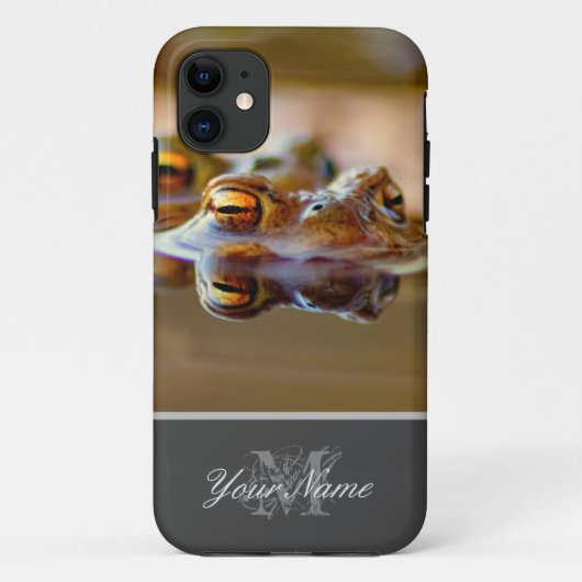 Extreme toad macro met gouden ogen. Case-Mate iPhone case (Achterkant)