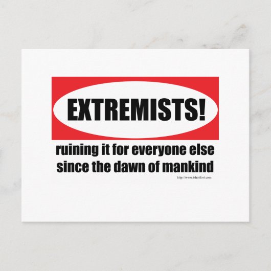 Extreme Uitzichten Briefkaart (Voorkant)