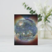 Extreme Ultraviolet Sun NASA Briefkaart (Staand voorkant)