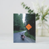 Extreme waarschuwing gebruiken briefkaart (Staand voorkant)