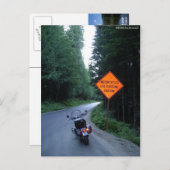 Extreme waarschuwing gebruiken briefkaart (Voorkant / Achterkant)