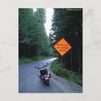 Extreme waarschuwing gebruiken briefkaart