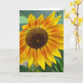 Extrémité de carte de tournesol d'été (Fleur jaune)