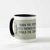 Extrémité de Franklin de la tasse de République (Devant gauche)