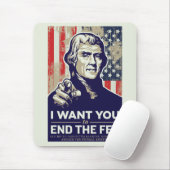 Extrémité de Jefferson le tapis de souris de Fed (Avec souris)