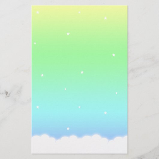 Extrémité de la papeterie de coutume d'arc-en-ciel (Devant)