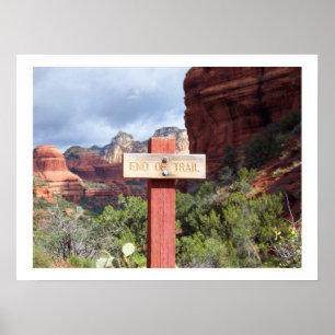 Extrémité de traînée en affiche de Sedona