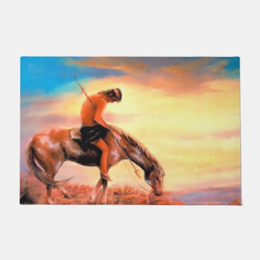 Extrémité du tapis de porte de traînée (Devant)