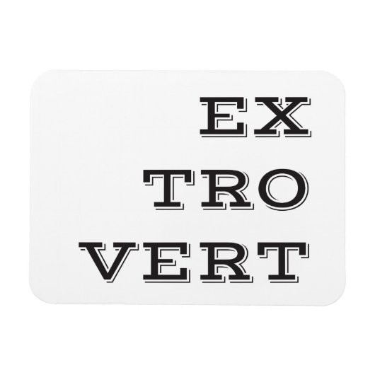 Extrovert Flexi Magnet Magneet (Horizontaal)