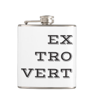 Extrovert gevlekte vinylkolf heupfles