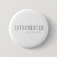 Extrovert Introvert Modern Typografie Gezegde
