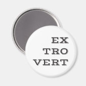 Extrovert Magnet Magneet (Voorkant / Achterkant)
