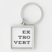 Extrovert-Sleutelhanger Sleutelhanger (Voorkant)