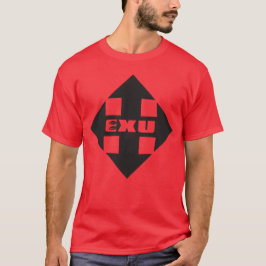 Exu mora na encruzilhada preto t-shirt