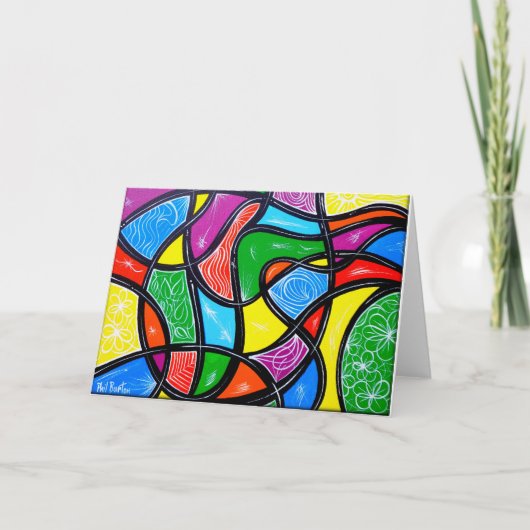 Exubriance-Wenskaart Kaart (Voorkant)