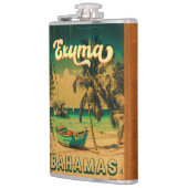 Exuma Bahamas  Beach Souvenirs Heupfles (Links)