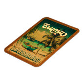 Exuma Bahamas Beach Souvenirs Magneet (Linkerzijde)