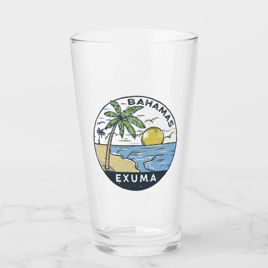 Exuma Bahamas  Glas (Voorkant)