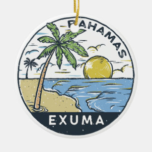 Exuma Bahamas Keramisch Ornament