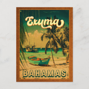 Exuma Bahama's -  winkelwandelaars Briefkaart