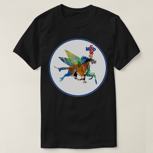Exxon Mobile Hybrid Tiger Pegasus T-shirt (Design voorkant)