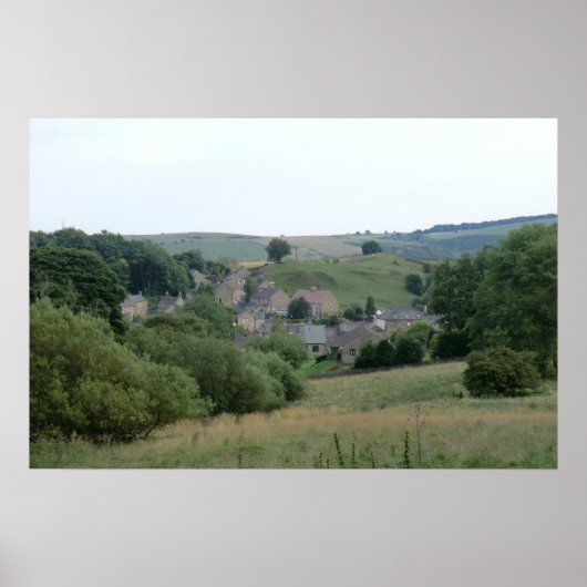 Eyam, het historische dorp Plague in Derbyshire Poster (Voorkant)