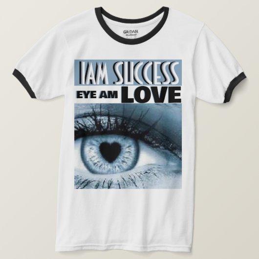 EYE AM LOVE T-SHIRT (Design voorkant)