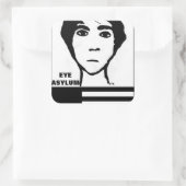 EYE ASYLUM VIERKANTE STICKER (Tas)