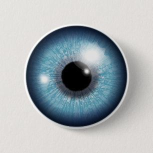 Eye Ball Buttonnen Ronde Button 5,7 Cm