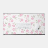 Eye Catching Deep Pink Floral Pattern Large (Clavier et souris)