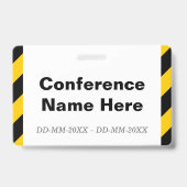 Eye-Catching "Event Admin"-badge Badge (Back)