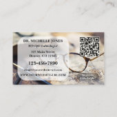 Eye Catching Ophthalmologist or Optometrist  Visitekaartje (Achterkant)