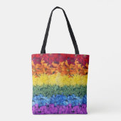 Eye Catching Pride Flower Collectie Canvas tas (Achterkant)
