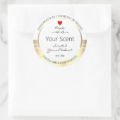 Eye Catching Product Packaging Labels White & Gold (Tas)