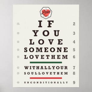 Eye Chart (16 x 20) Poster