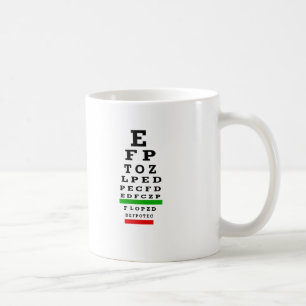 EYE CHART-cadeautjes Koffiemok