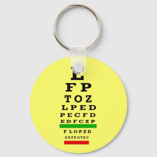 EYE CHART-cadeautjes Sleutelhanger
