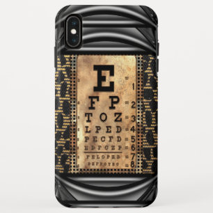 Eye Chart Cool Squint IV iPhone XS Max Hoesje