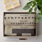 -Eye Chart-ontkoppelpapier Tissuepapier (Geschenk)