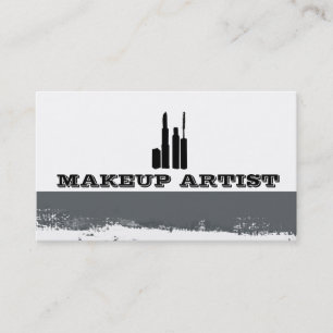 Eye Cosmetics Abstracte Spletters Makeup Artist Visitekaartje
