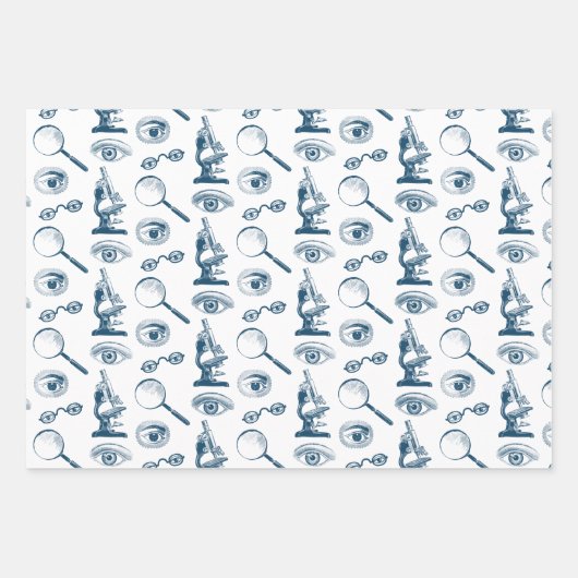 Eye Doctor of Forensic Scientist Funny  Inpakpapier Vel (Voorkant 3)