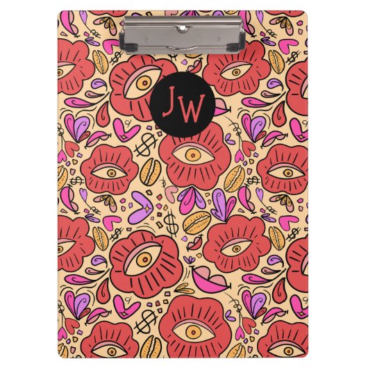 Eye Doodle Manifest Klembord (Voorkant)