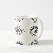  Eye Doodles: trendy schetsen Koffiemok (Voorkant rechts)